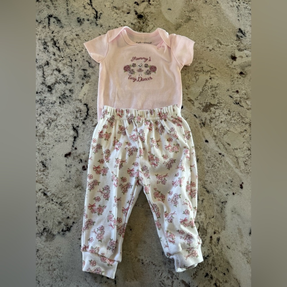Pink ballerina two piece outfit